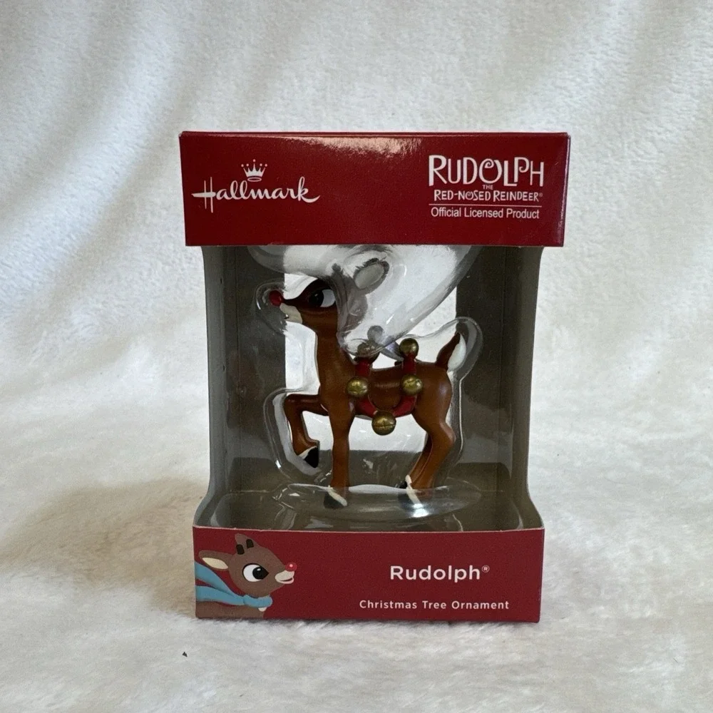 Hallmark Rudolph the Red-Nosed Reindeer Christmas Tree Ornament 2HCM4039 Brown